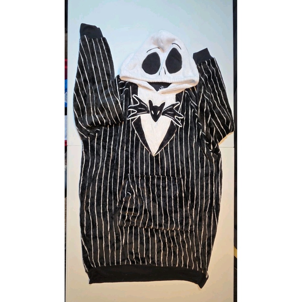 409 Disney Nightmare Before Christmas Jack Skellington Robe XL 16-18 Plush